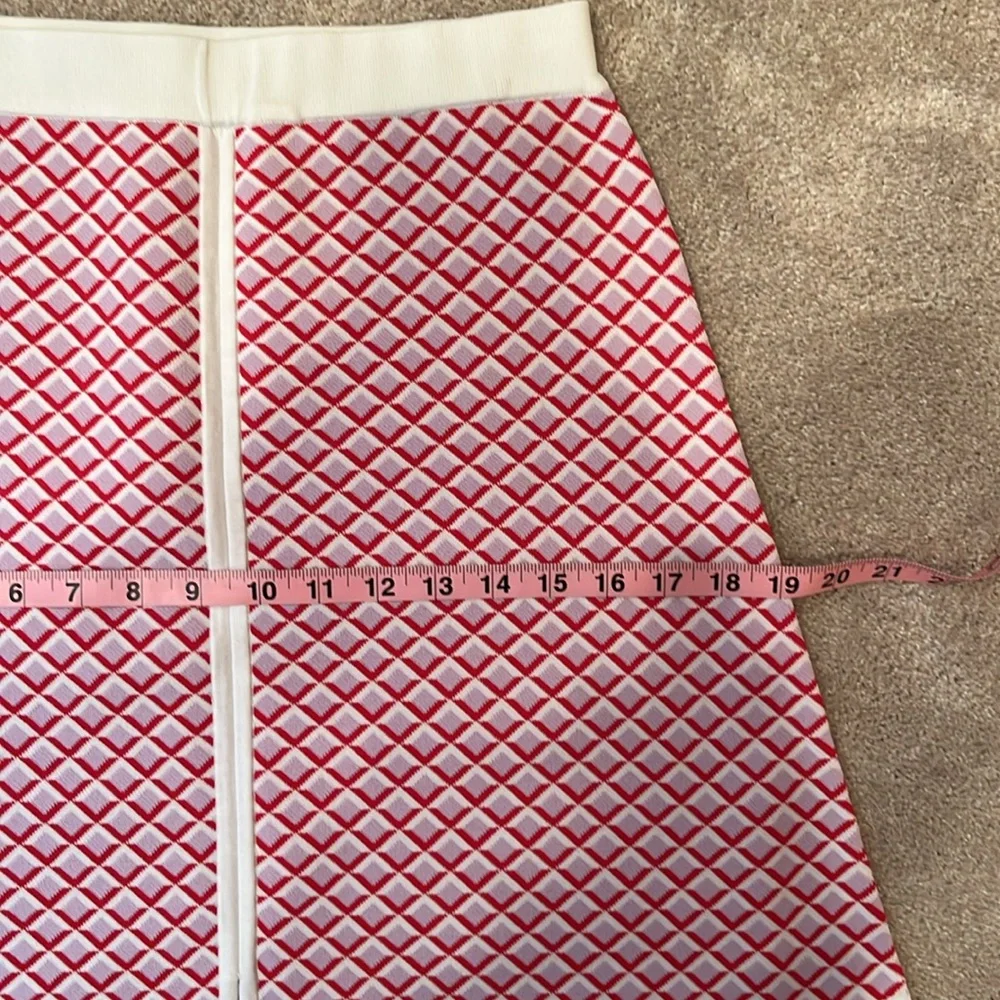 Sandro Matching Set Skirt & Top - Pink/Red Pattern - S - Picture 12 of 15